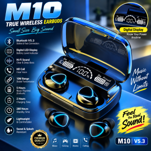 M10 TWS Earbuds মডেল: M10